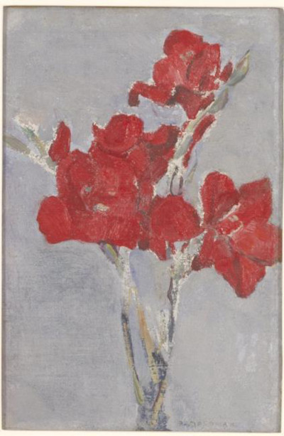 Gladioli in a Bottle Piet Mondrian